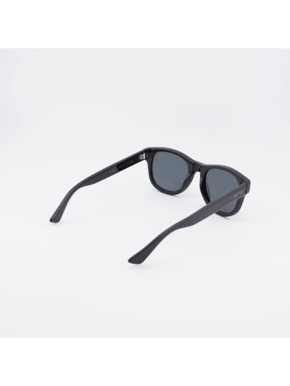 Gucci GG0003S 001 Men Sunglasses Black Square Frame, Grey Lenses